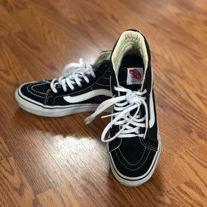 Black high top vans